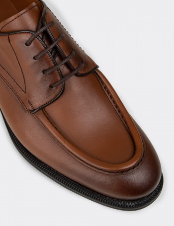 Men's Tan Leather Dress Shoes