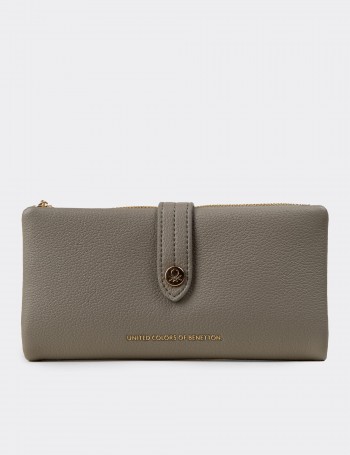 Women's Sandstone Wallet by Benetton - B1631ZVZNZ01