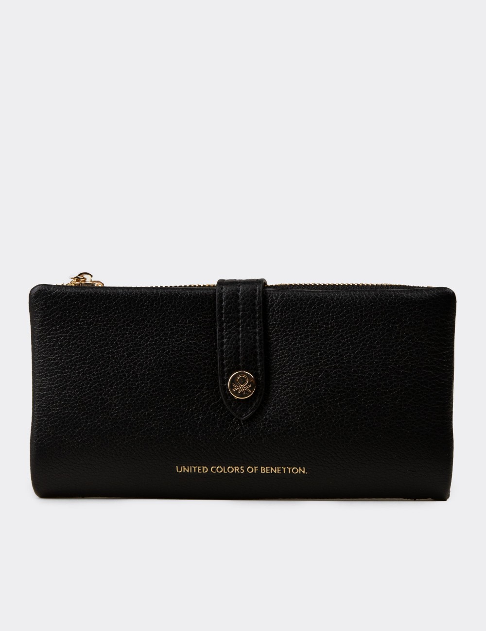 Women's Black Wallet by Benetton - B1631ZSYHZ01