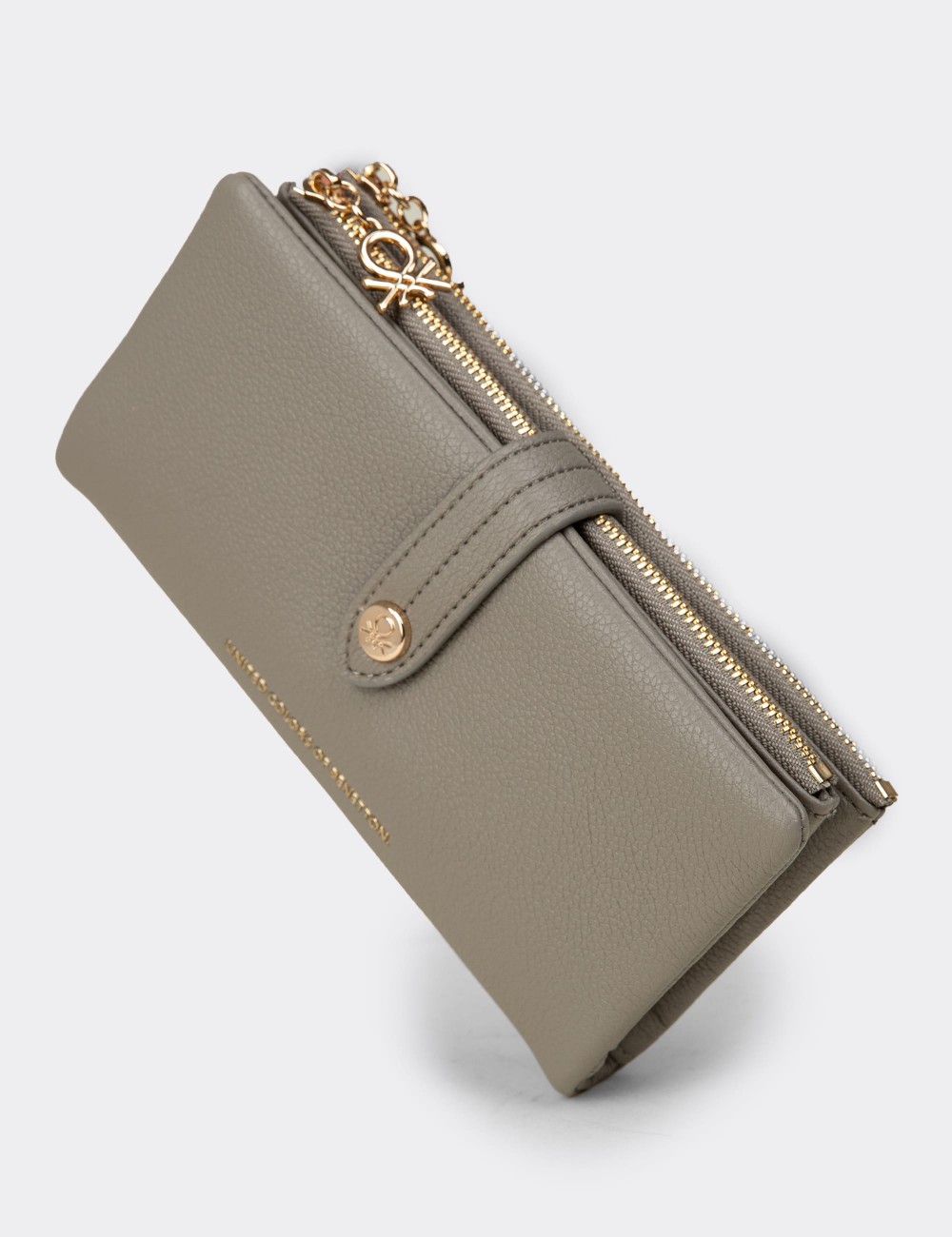 Women's Sandstone Wallet by Benetton - B1631ZVZNZ01