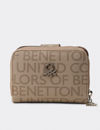 Women's Sandstone Wallet by Benetton - B1659ZVZNZ01