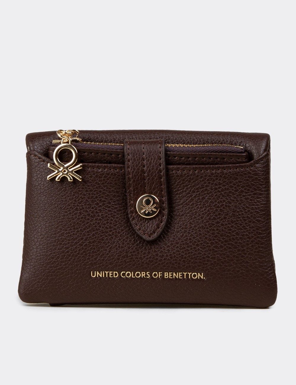 Women's Brown Wallet by Benetton - B1632ZKHVZ01