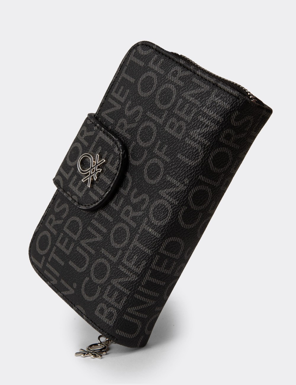 Women's Black Wallet by Benetton - B1661ZSYHZ01