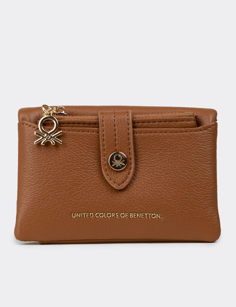 Women's Tan Wallet by Benetton - B1632ZTBAZ01