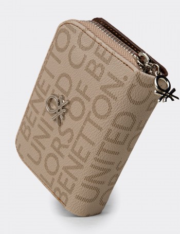 Women's Sandstone Wallet by Benetton - B1659ZVZNZ01