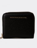 Women's Black Wallet by Benetton
