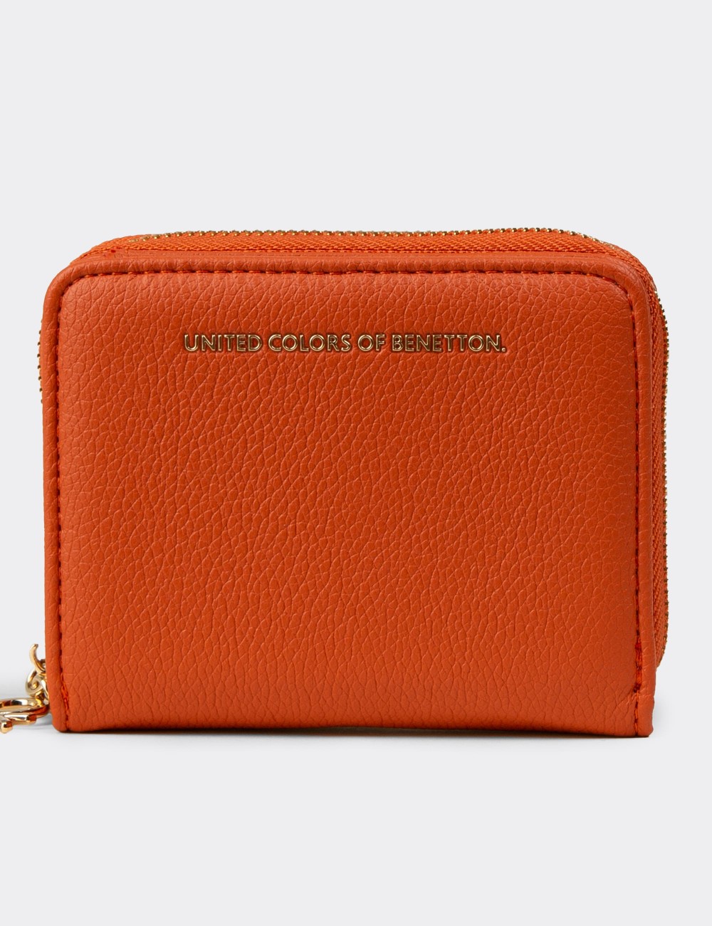 Women's Benetton Orange Wallet - B1628ZTRCZ01