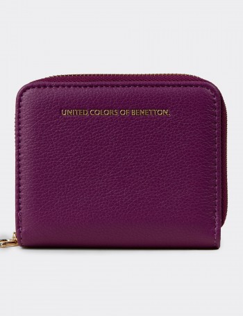 Women's Purple Benetton Wallet - B1628ZMORZ01