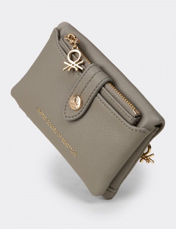 Women's Sandstone Wallet by Benetton - B1632ZVZNZ01