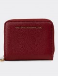 Women's Burgundy Benetton Wallet