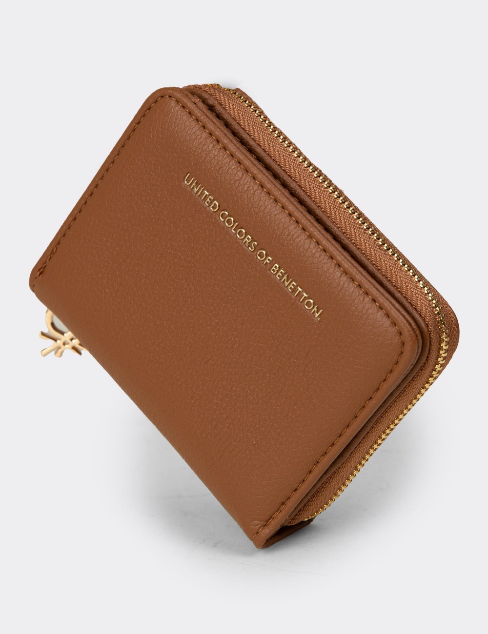Women's Tan Wallet by Benetton - B1628ZTBAZ01