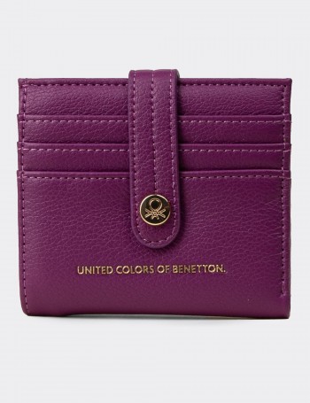 Women's Purple Wallet by Benetton - B1627ZMORZ01