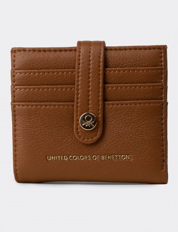 Women's Tan Wallet by Benetton - B1627ZTBAZ01