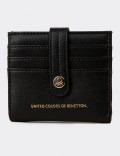 Women's Benetton Black Wallet