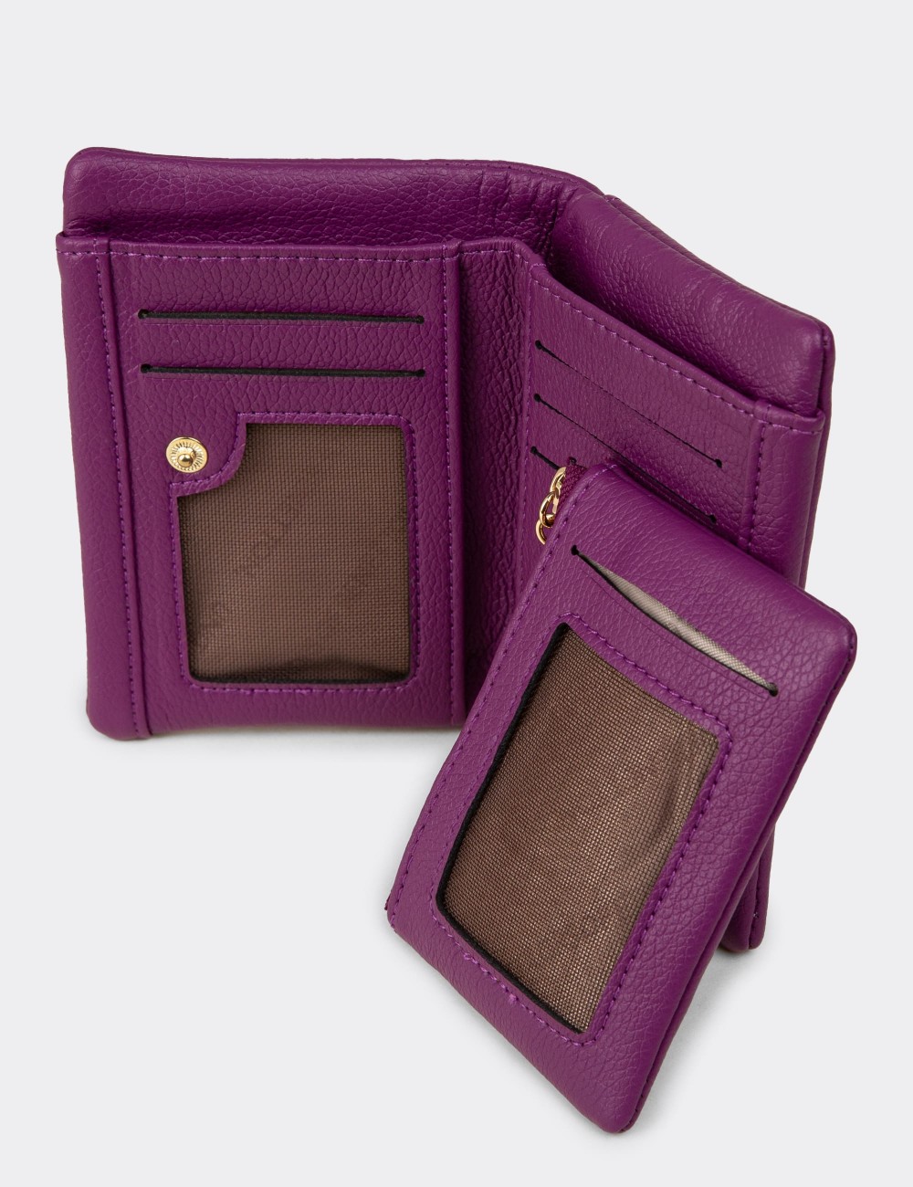 Women's Purple Wallet by Benetton - B1632ZMORZ01