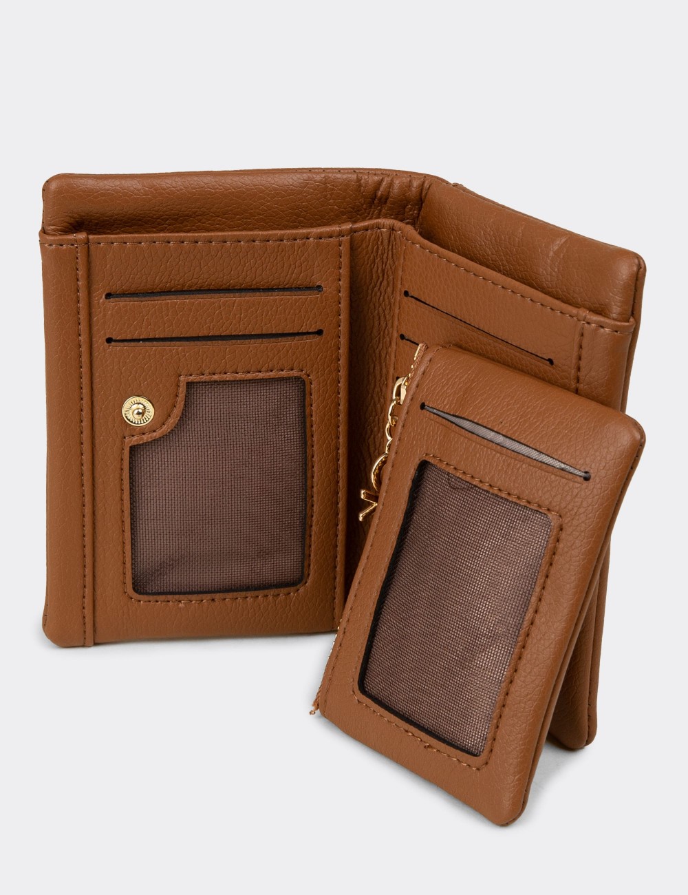 Women's Tan Wallet by Benetton - B1632ZTBAZ01