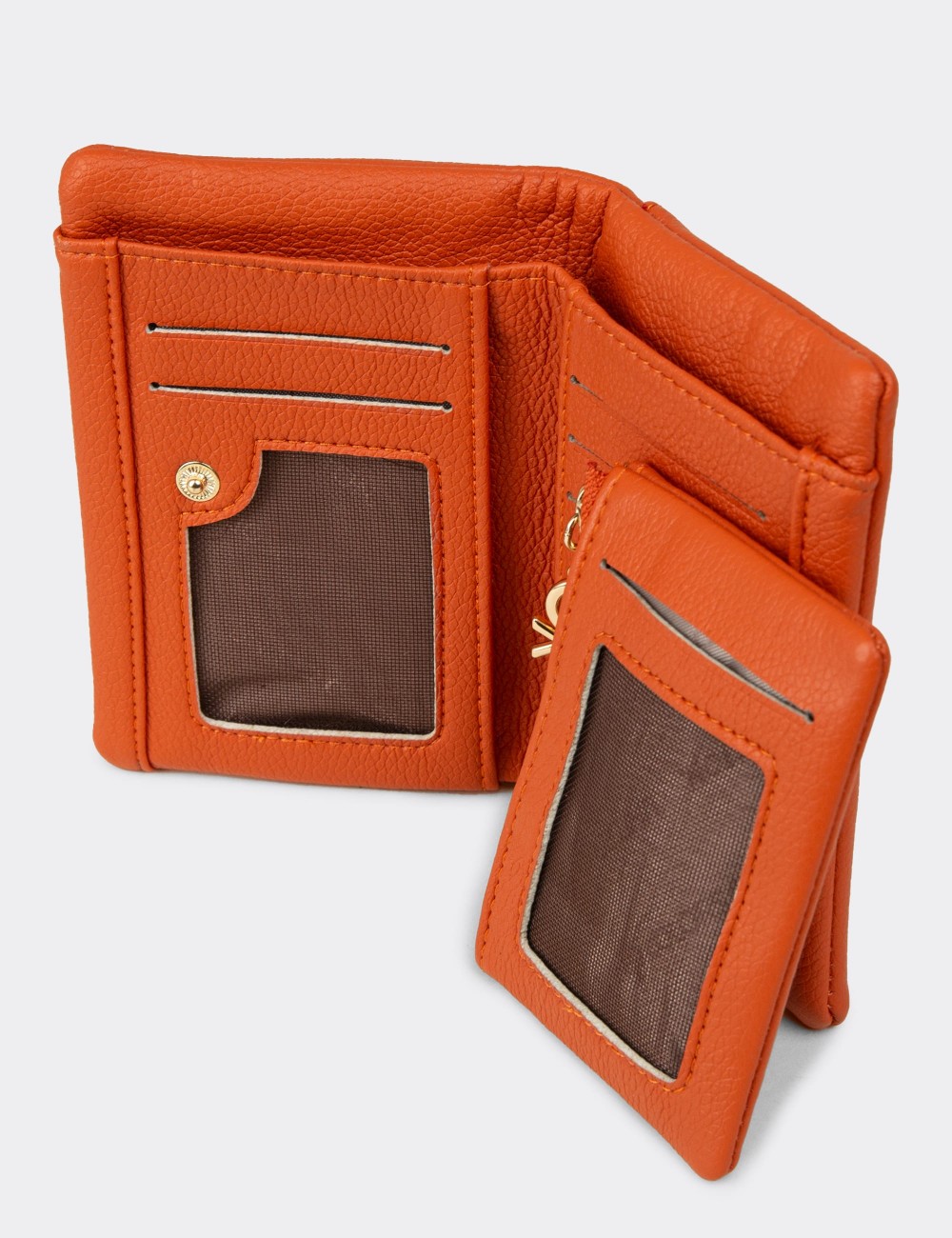 Women's Orange Wallet by Benetton - B1632ZTRCZ01