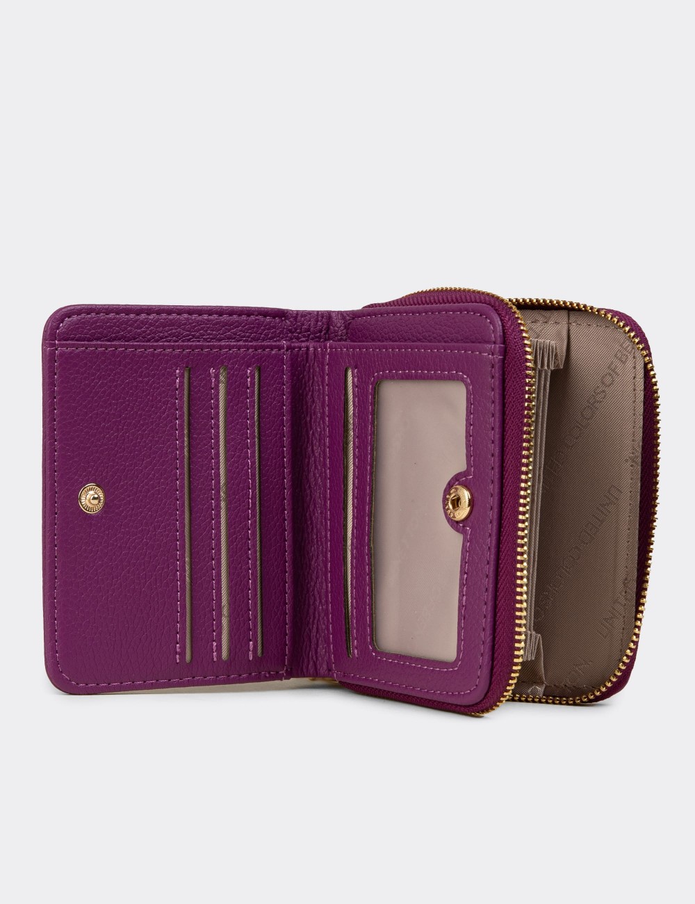 Women's Purple Benetton Wallet - B1628ZMORZ01