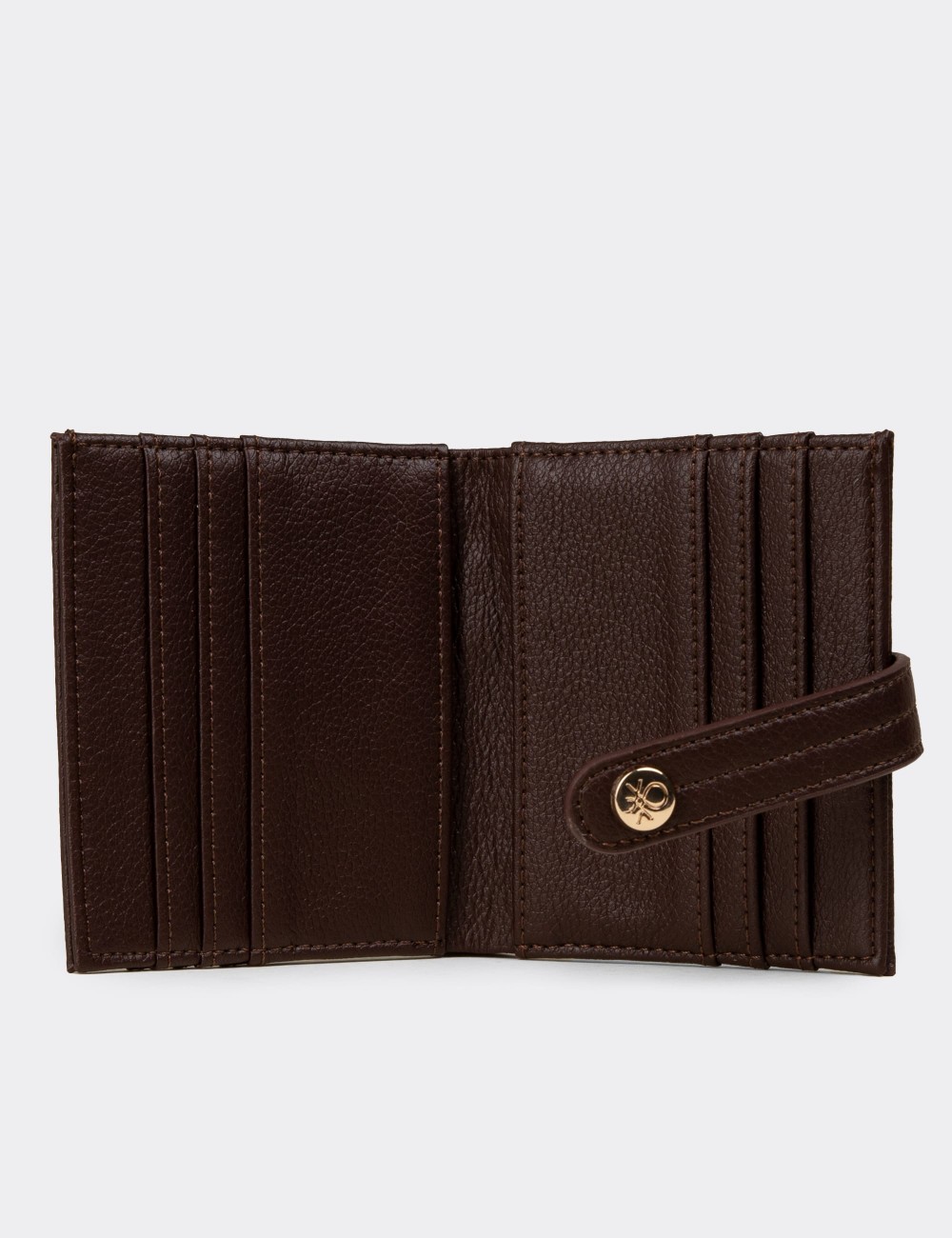 Women's Brown Wallet by Benetton - B1627ZKHVZ01