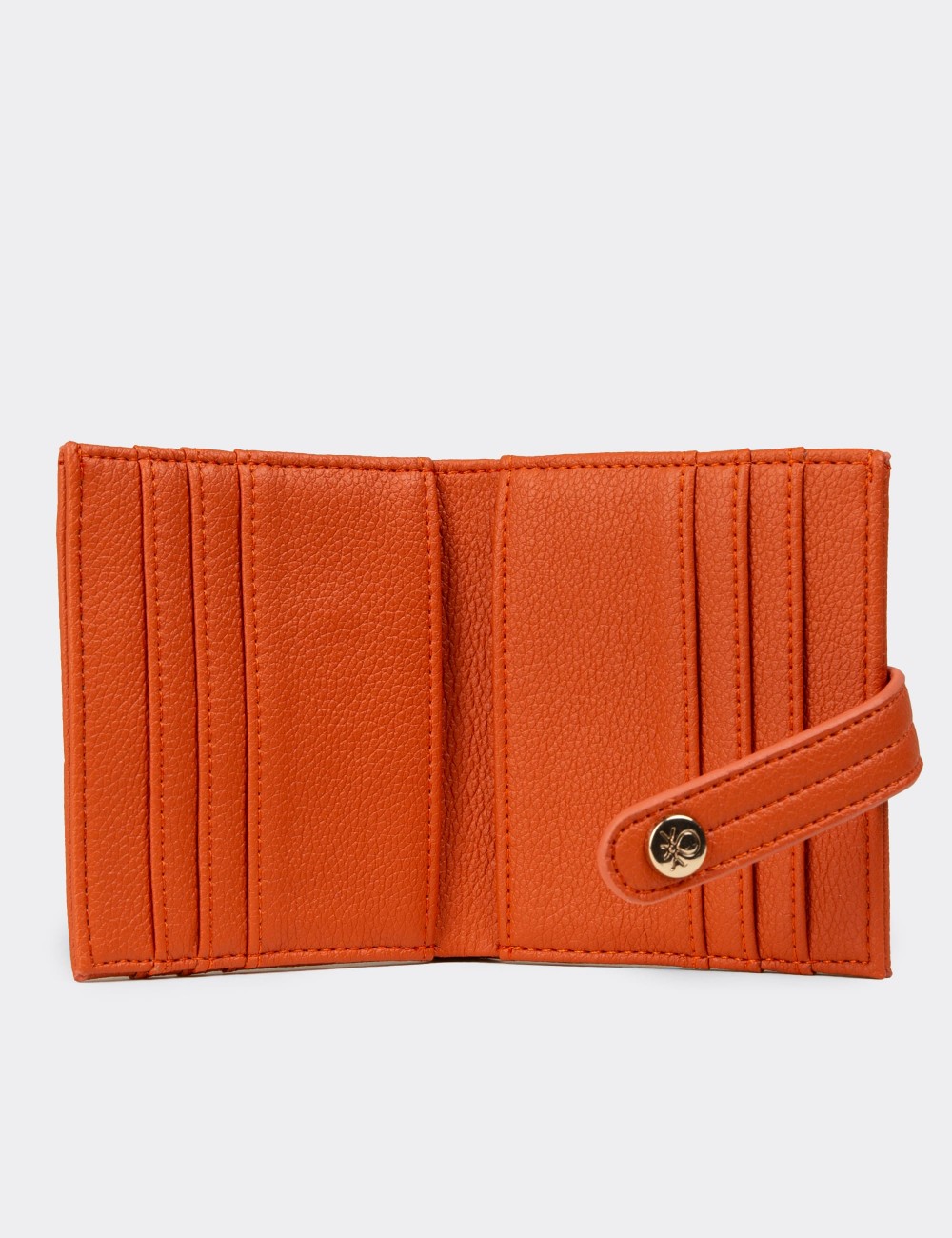 Benetton Orange Women's Wallet - B1627ZTRCZ01