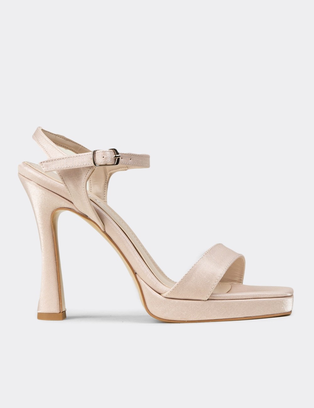 Women's Beige High Heels - SM198ZBEJM02