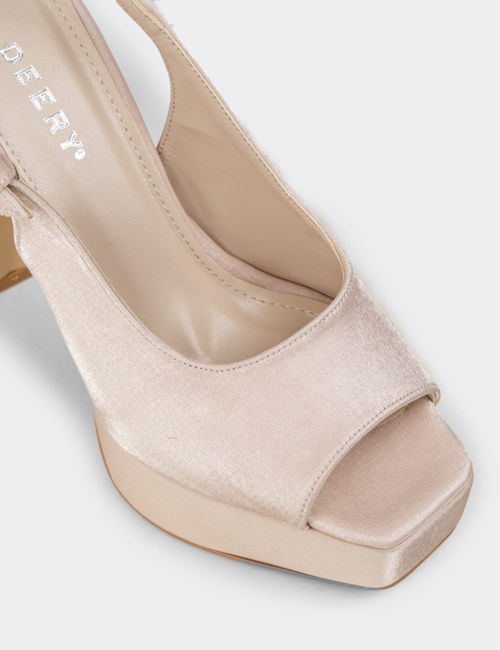 Women's Beige High Heels - SM229ZBEJM01
