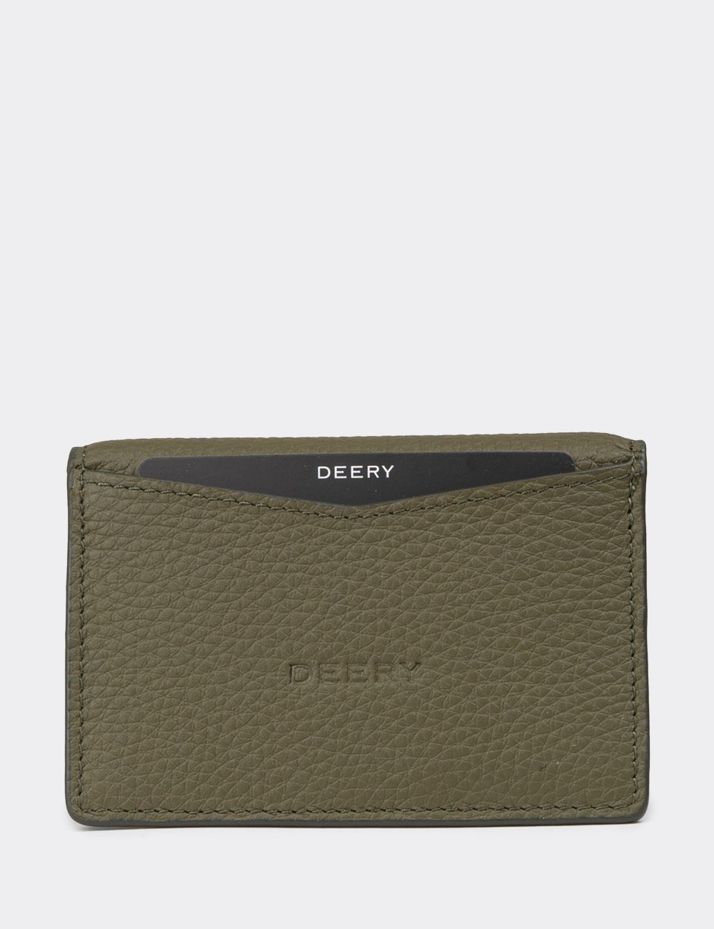 Men's Green Leather Wallet - 00520ZHAKZ01