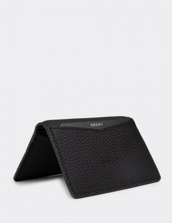 Men's Black Leather Wallet