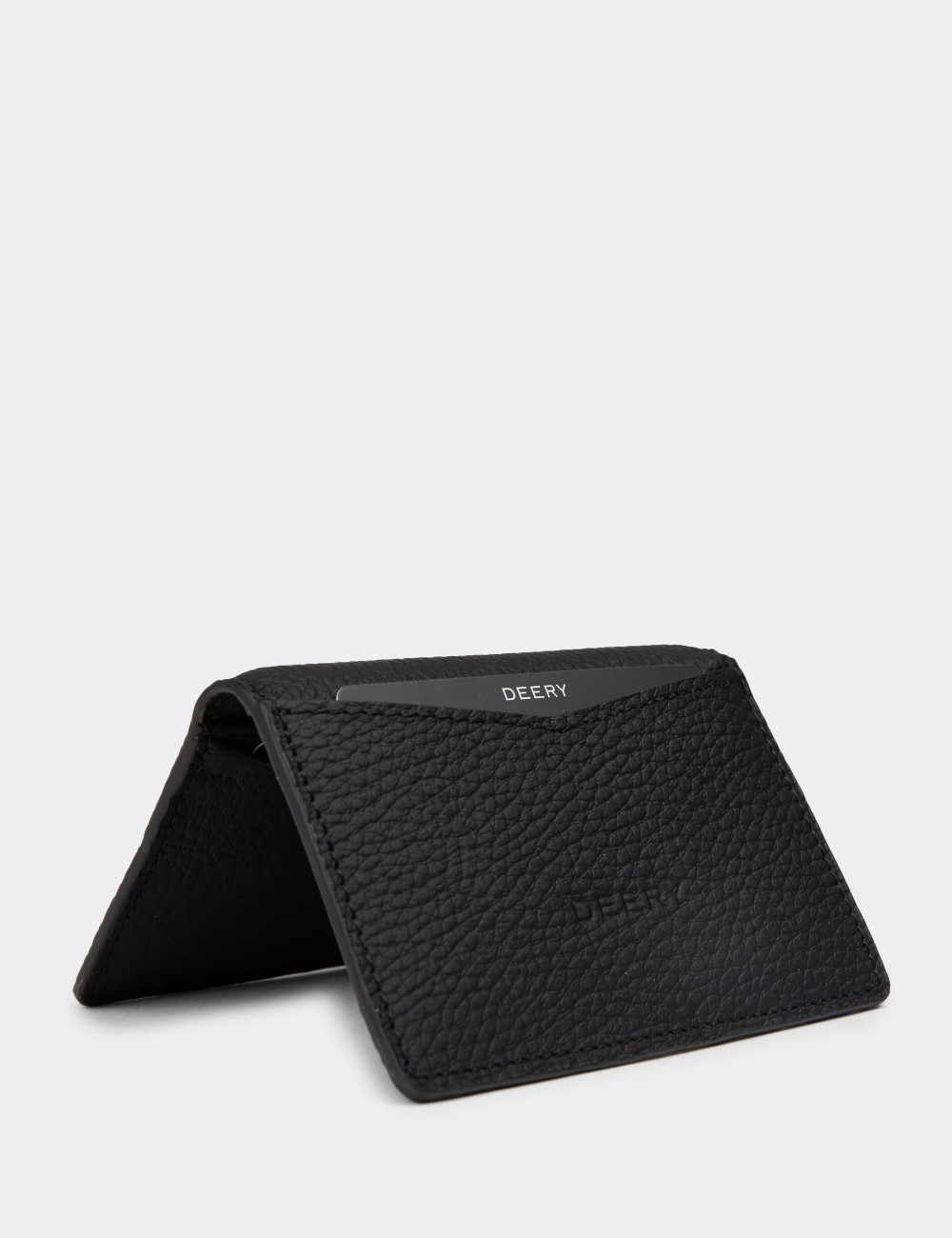 Men's Black Leather Wallet - 00520ZSYHZ01
