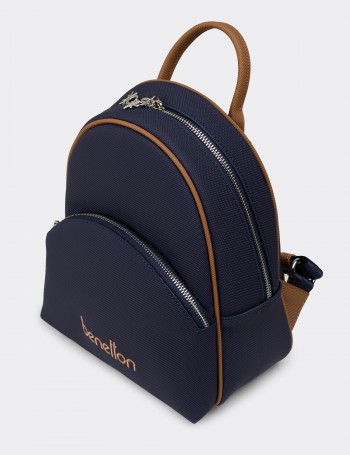 Benetton Women's Navy Backpack - B1676ZLCVY01