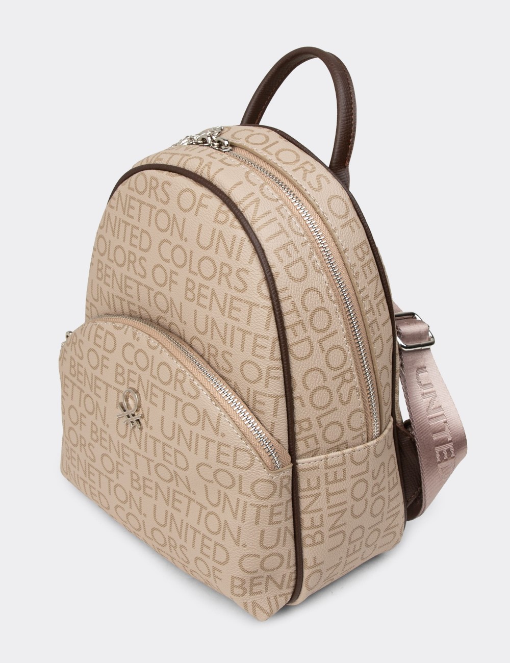 Benetton Women's Sandstone Backpack - B1698ZVZNY01