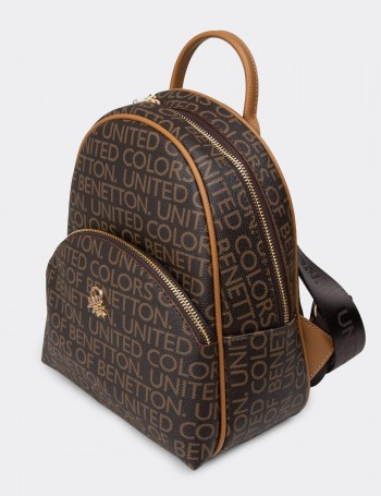 Benetton Women's Brown Backpack - B1698ZKHVY01