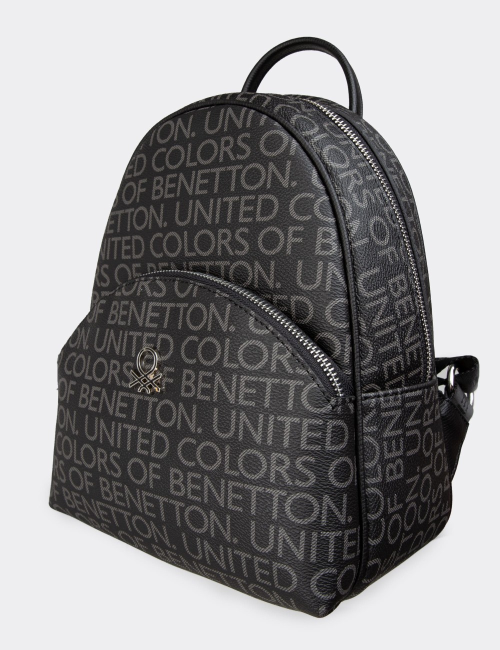 Benetton Women's Black Backpack - B1698ZSYHY01