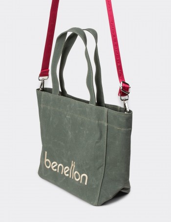 Benetton Green Shoulder Bag - B1163ZHAKY01