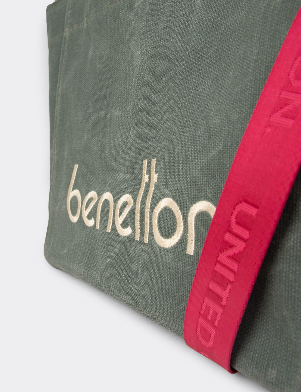 Benetton Green Shoulder Bag - B1163ZHAKY01