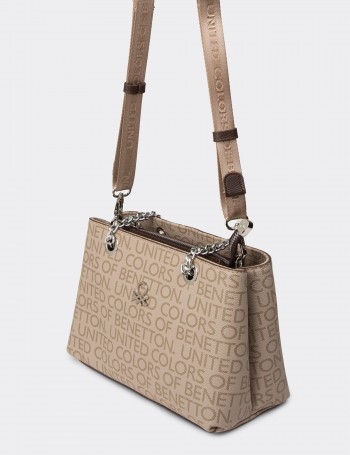 Benetton Women's Sandstone Shoulder Bag - B1701ZVZNY01