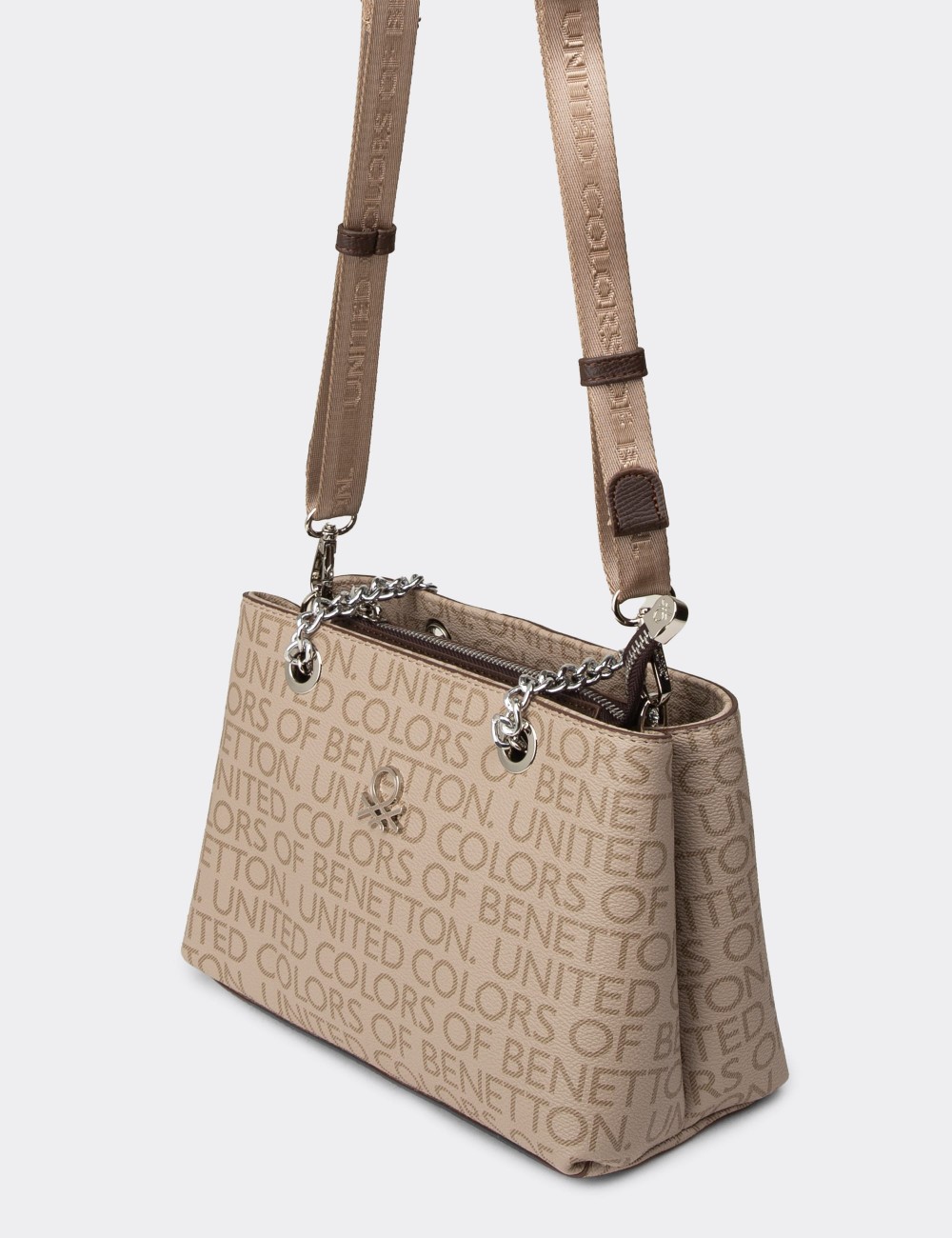 Benetton Women's Sandstone Shoulder Bag - B1701ZVZNY01