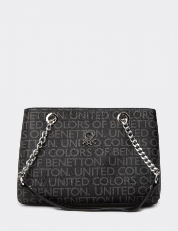 Benetton Women's Black Shoulder Bag - B1701ZSYHY01