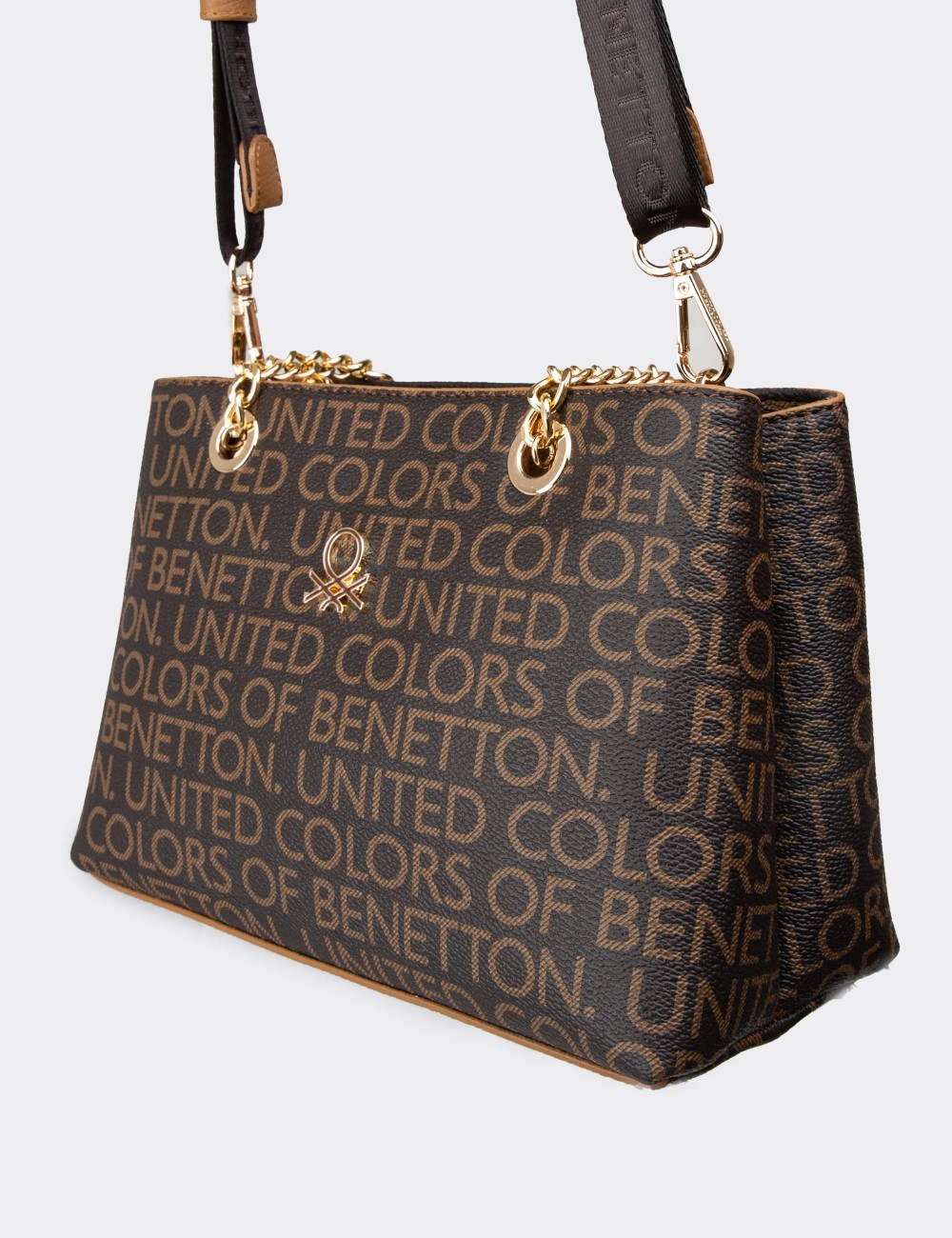 Benetton Women's Brown Shoulder Bag - B1701ZKHVY01