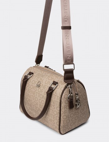 Benetton Women's Sandstone Shoulder Bag - B1668ZVZNY01