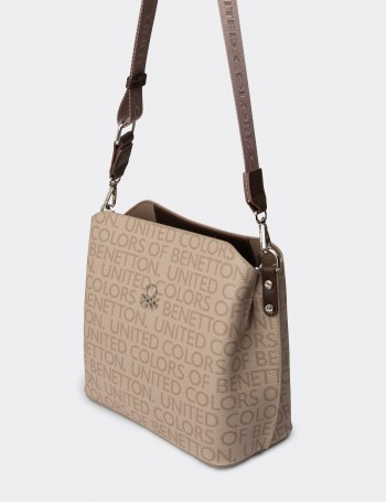 Benetton Women's Sandstone Shoulder Bag - B1689ZVZNY01