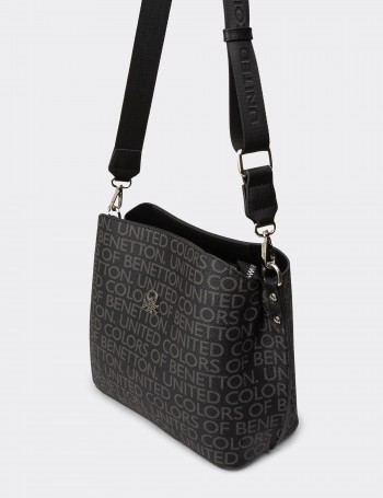 Benetton Women's Black Shoulder Bag - B1689ZSYHY01