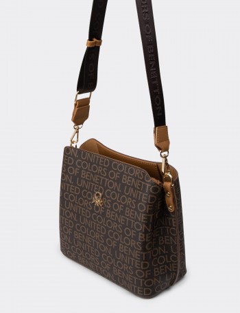 Benetton Women's Brown Shoulder Bag - B1689ZKHVY01