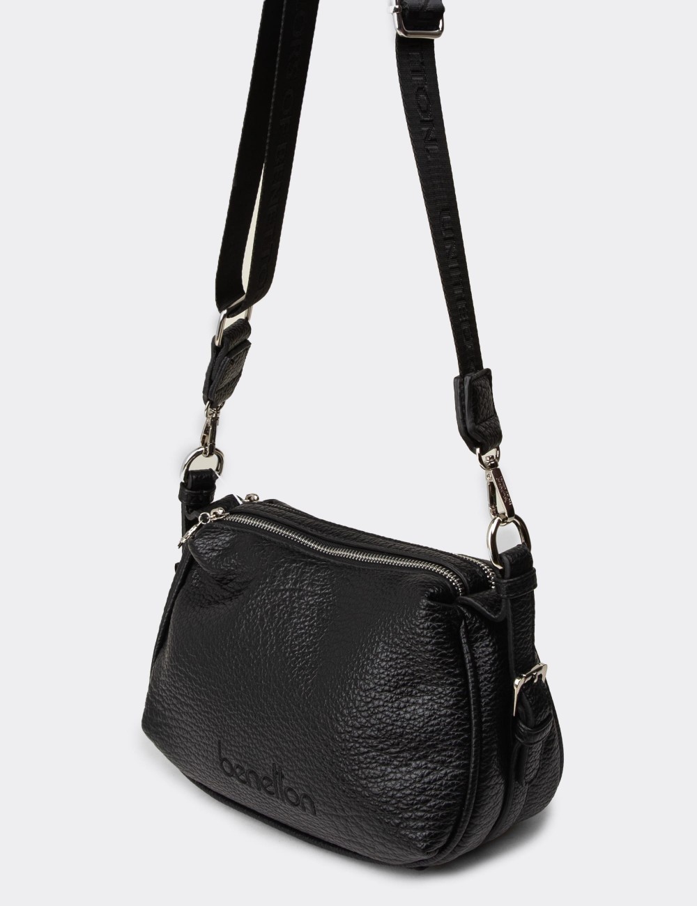 Benetton Women's Black Shoulder Bag - B1679ZSYHY01