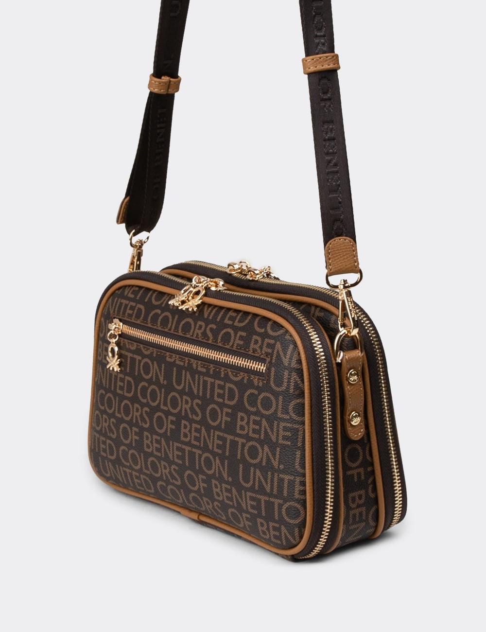 Benetton Women's Brown Shoulder Bag - B1638ZKHVY01