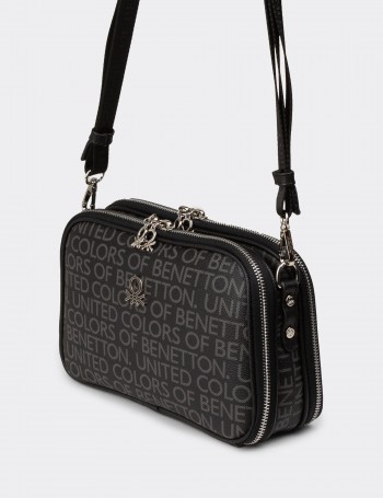 Benetton Women's Black Shoulder Bag