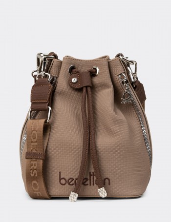 Benetton Women's Sandstone Shoulder Bag - B1650ZVZNY01