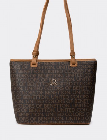 Benetton Women's Brown Shoulder Bag - B1646ZKHVY03