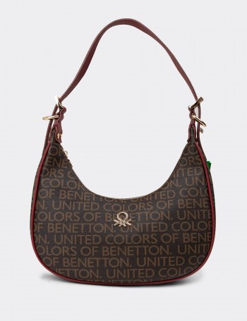 Benetton Women's Brown Shoulder Bag - B1641ZKHVY01