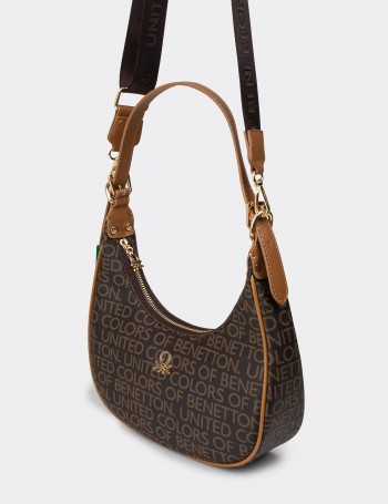 Benetton Women's Brown Shoulder Bag - B1641ZKHVY02